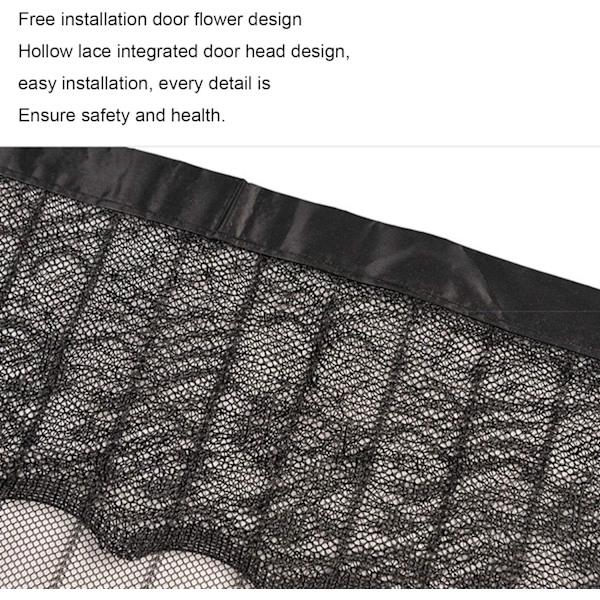 Door curtain, fly screen for doors, ultra-thin fabric to empty
