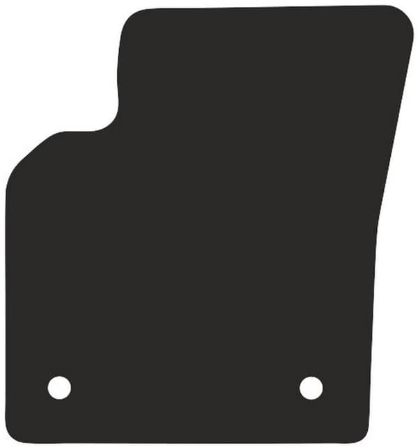 Polyamid førermåtte til: Volvo C30 hatchback 2006-2012 gummibelagt førermåtte_MGF