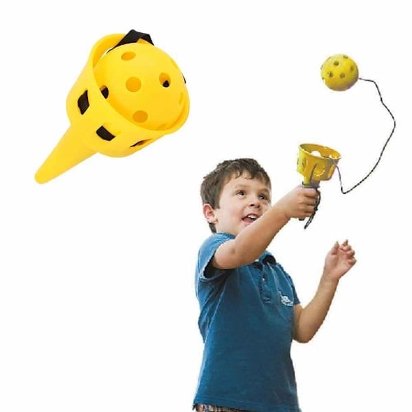 QD\" Kastboll för barn, kasta och fånga leksak, sportleksak, roliga spel, kasta och fånga maskin