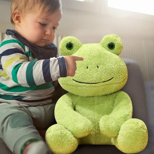 Frø bamse blød legetøj, Kawaii frø plys blød langbenet frø plys dukke 35cm