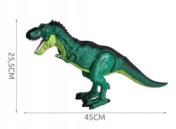 LT237 Radiostyrt dinosaur med damp og gåfunksjon_MGF