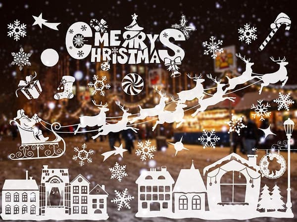Julevindusklistremerker jul mickey_MGF