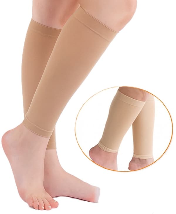 Vadskydd | Vadstrumpor | Vadstrumpor | Benvärmare | Vadkompression | One Size | Beige