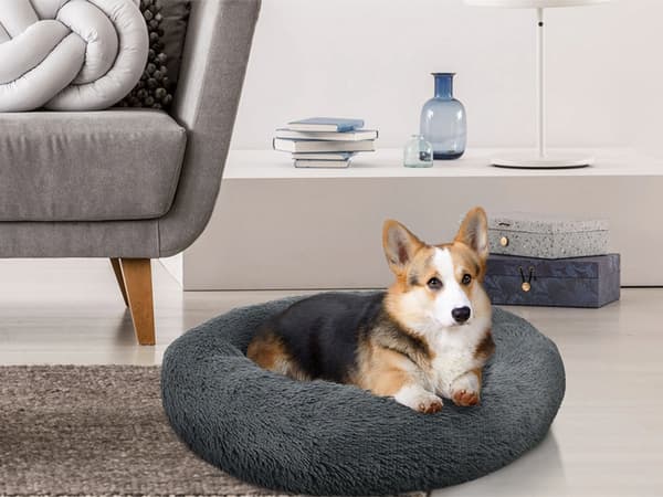 Plys hundeseng kat legegård blød pude sofaseng 100_MGF