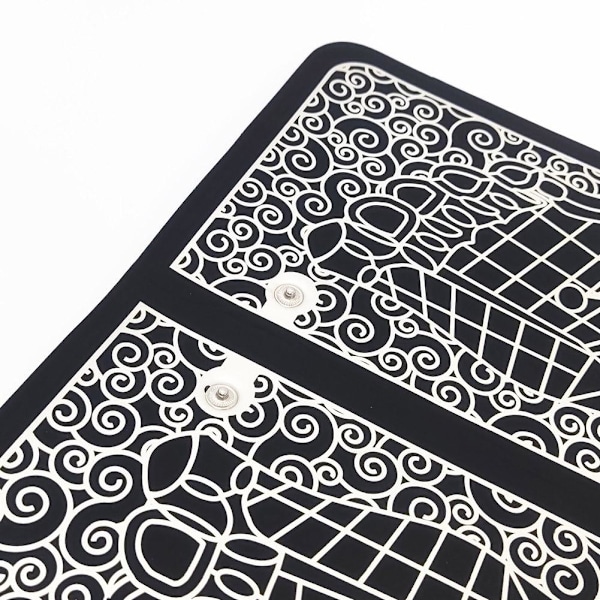 Elektrisk EMS fotmassageplatta fötter akupunktur stimulator massage white One-size