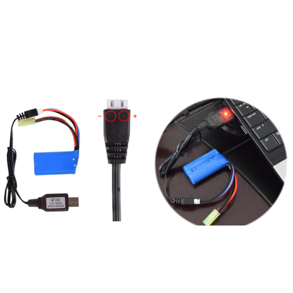 Högkvalitativ universell 7.4v laddare 2000mA/1000mA/500mA XH-3P 2S Li-ion elektrisk 1000mA