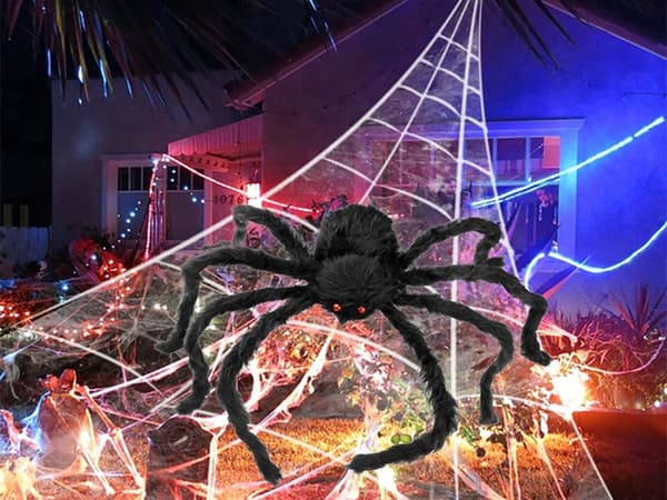 Jätte Spindel - Halloween Dekoration_MGF