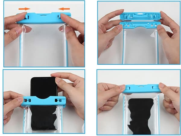 Vanntett pose / etui - Beskyttelse for Mobil_MGF Blue