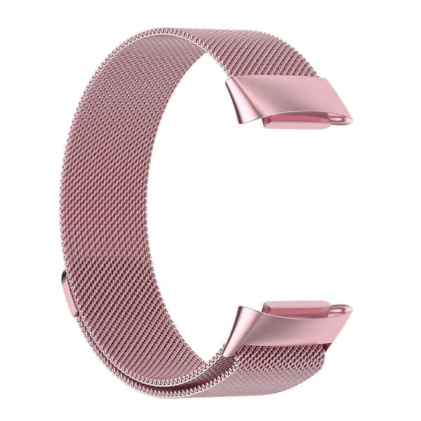 Milano Magnetisk Metallarmbånd for Fitbit Charge 5_MGF Pink