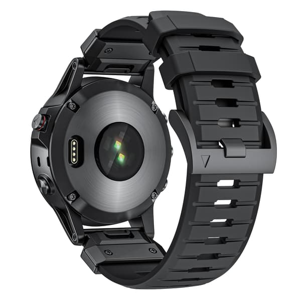 26 mm Urrem til Garmin Fenix 3/5/5X/6X/7X Sort Black