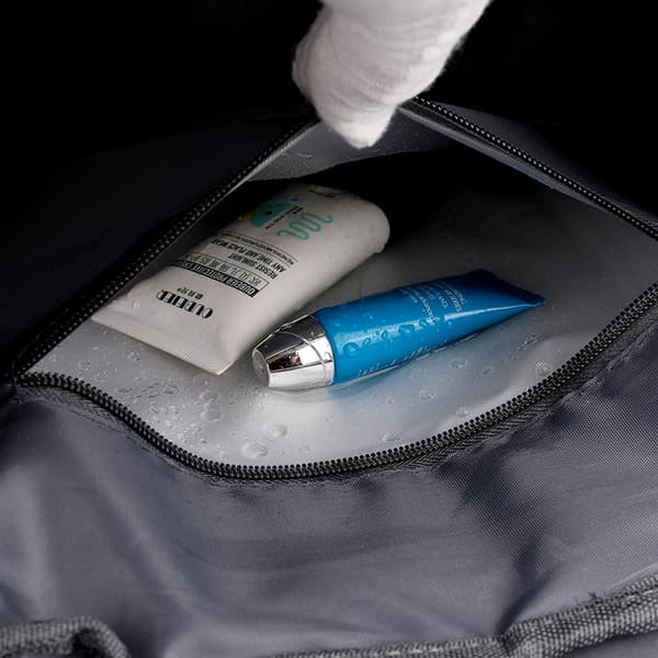 Vandtæt Rygsæk med Skorum Sort Black