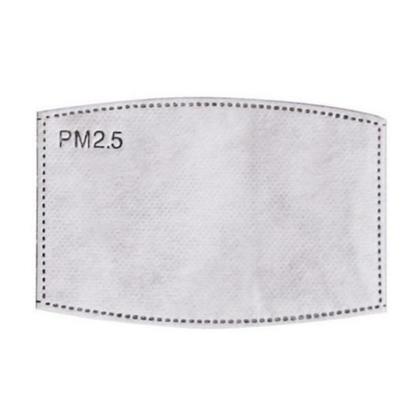 PM2.5-maskfilterinsats - 100-pack Vit White one size