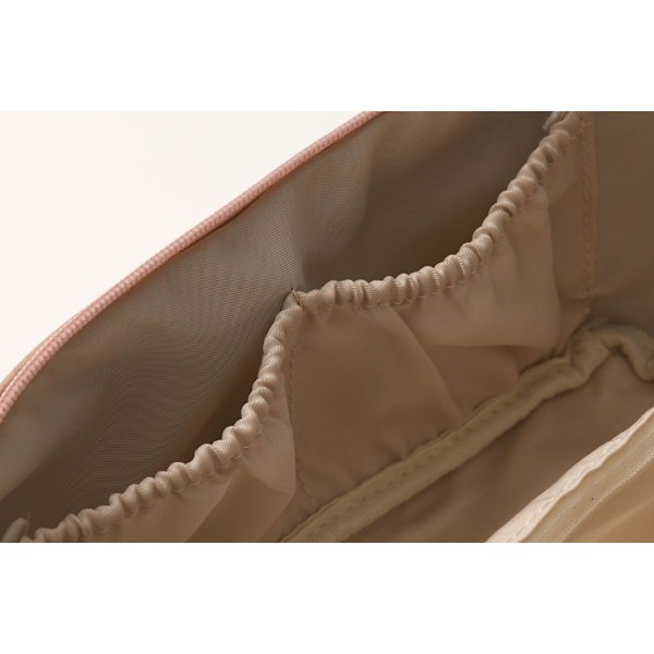 Sminkväska/Organisatör - Resevänlig Bärbar Sminkförvaringsväska Mocha Brown