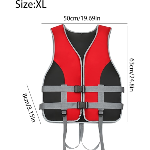 Justerbar Flytevest for Kvinner | Lett Vest for Vannsport XL