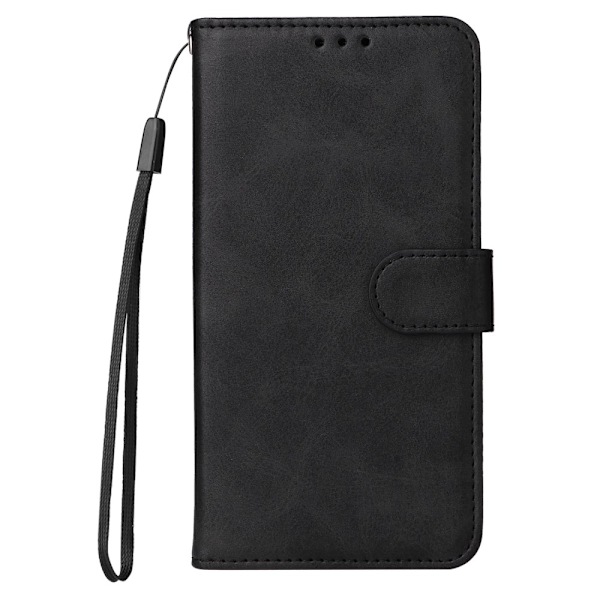 SKALO Samsung A56 5G PU-läder Plånboksfodral - Flera färger Black Svart