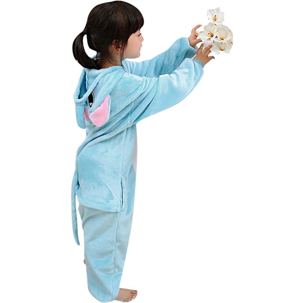 Barn/Unisex Fancy Dress Dyre Kostyme Onesie Pyjamas Jumpsuit Cosplay Kigurumi Jul Halloween Fancy Dress Elefant 100