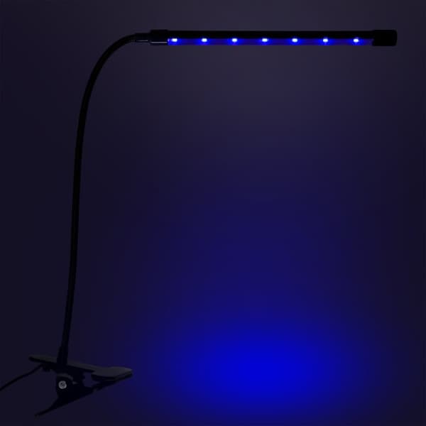 LED-vækstlampe 20 dioder TIMER 9 W til hjemmedyrkning uden strømadapter_MGF