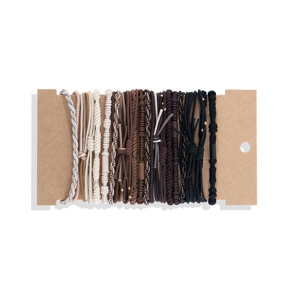 Boho-punotut hiuslenkit - 24 kpl monivärinen Multicolor1