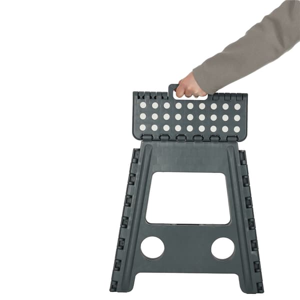 Hopfällbar Pall / Stegpall - 150 kg_MGF Grey