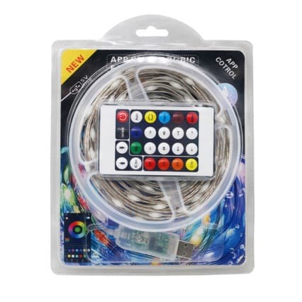 Julebelysning, 20 meter RGB - Cluster_MGF RGB - Cluster 500 LED