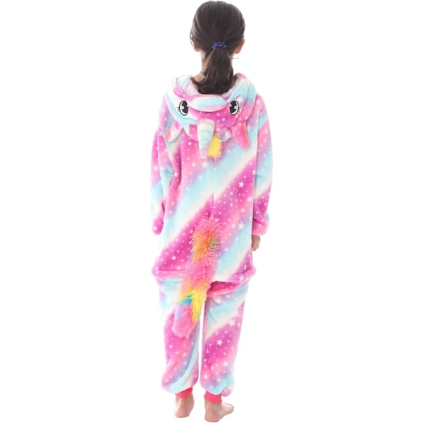 Barn/Unisex Fancy Dress Dyre Kostyme Onesie Pyjamas Jumpsuit Cosplay Kigurumi Jul Halloween Fancy Dress A-rosestarry 100