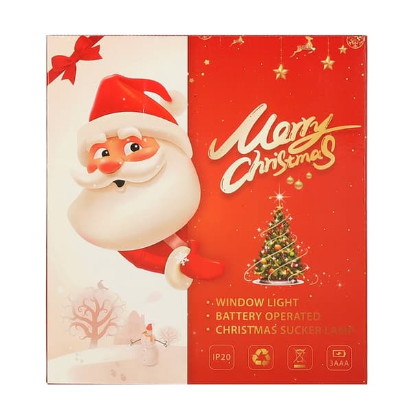 LED-hengelys juledekorasjon snømann 49cm 10 LED-lys_MGF