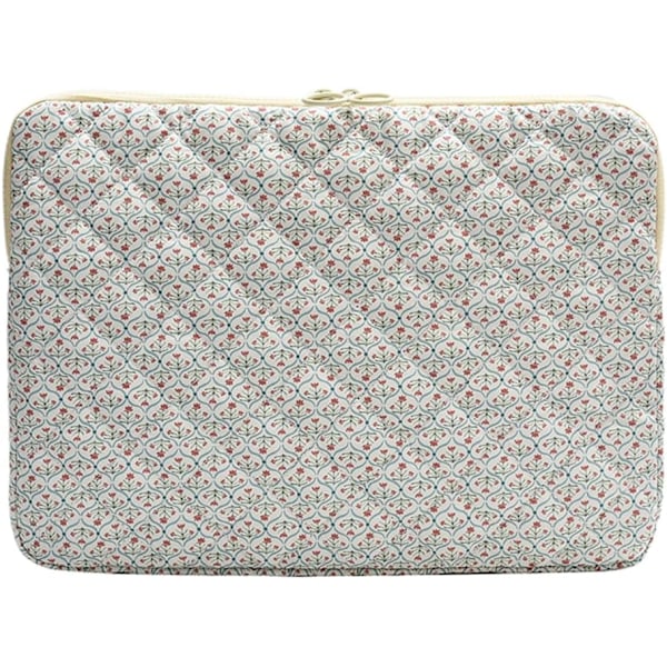 Floral Pattern Padded Laptop Bag Protective Cute Computer Case for 11-15 Inch Laptop Tablets BL