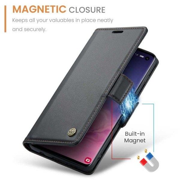 CaseMe Skin Pro Cover til Samsung S10 Black Svart