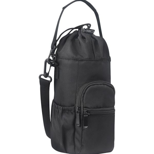 Insulated Water Bottle Bag with Adjustable Shoulder Strap