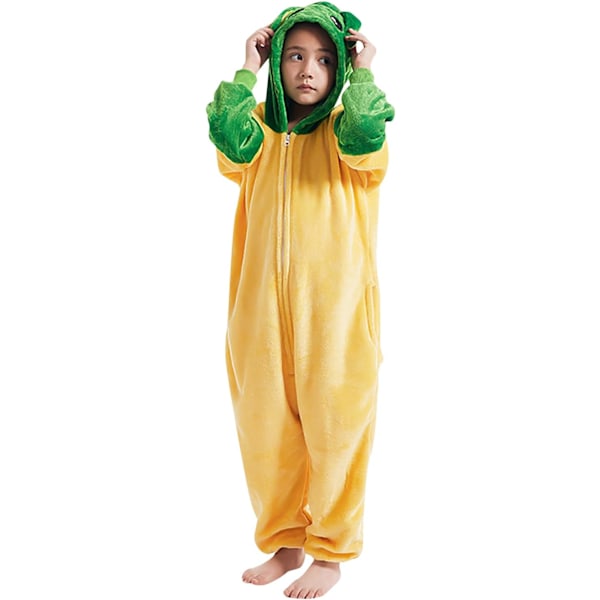 Barn/Unisex Fancy Dress Dyre Kostyme Onesie Pyjamas Jumpsuit Cosplay Kigurumi Jul Halloween Fancy Dress Yoda2 130