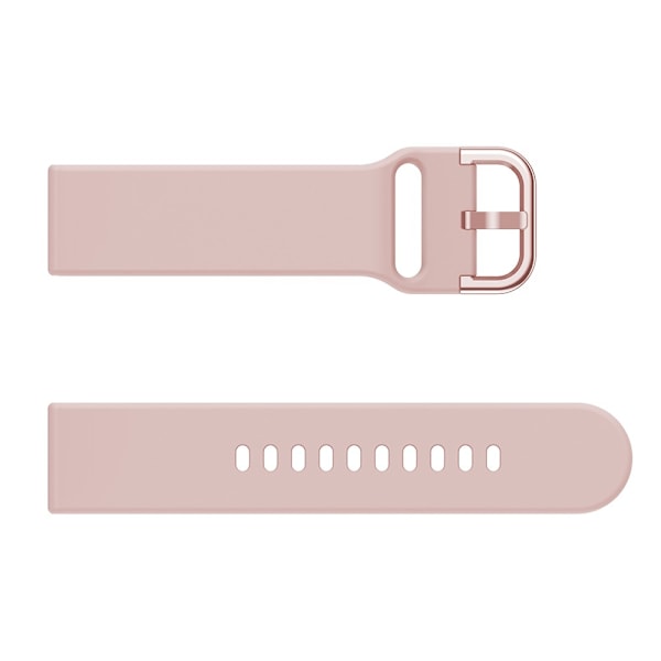 Silikonarmbånd for smartklokke (20 mm) - Lys rosa 15