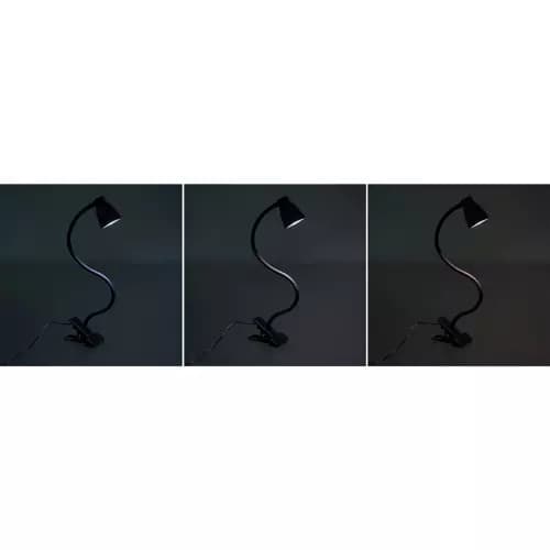 Skrivebordslampe med klemme - LED Bordlampe_MGF Black