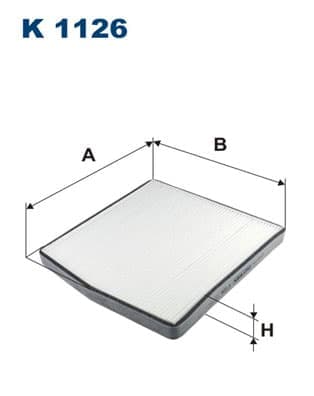 Kupéfilter K1126 FILTRON_MGF