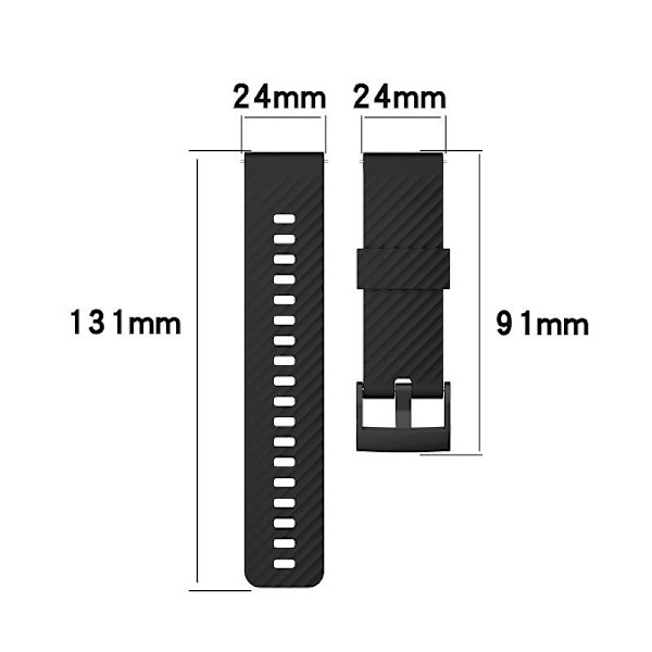 Silicone Watch Strap for Suunto 7/9/9 Baro/D5