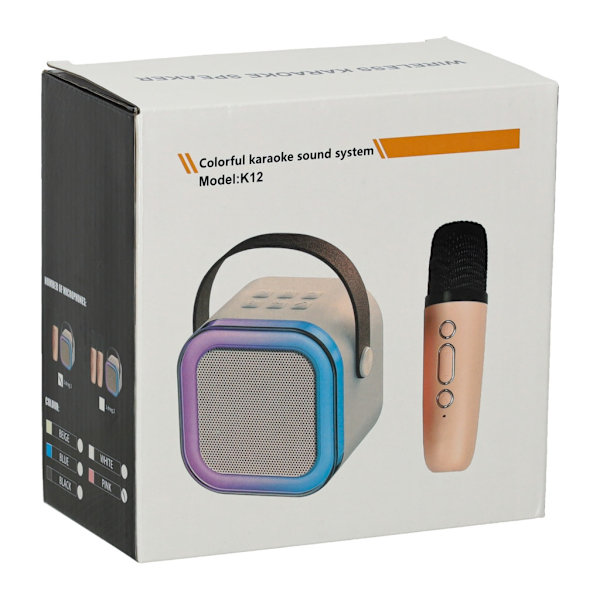 Karaokemaskin Bluetooth - Karaoke_MGF Gold