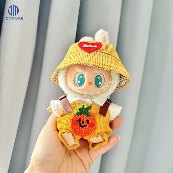 /NC/POP MART Labubu Macaron Legetøj Have a Seat Labubu Tøjsæt og Tilbehør Labubu Tøj 17cm Designere 15