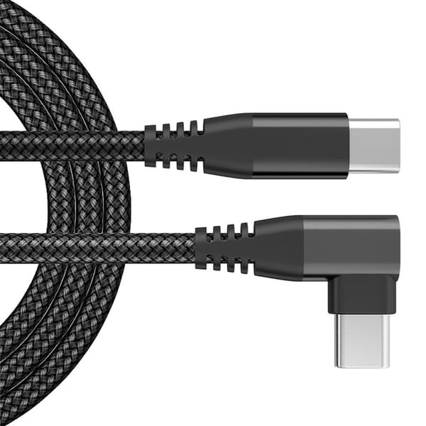 2M retvinklet USB-C datakabel