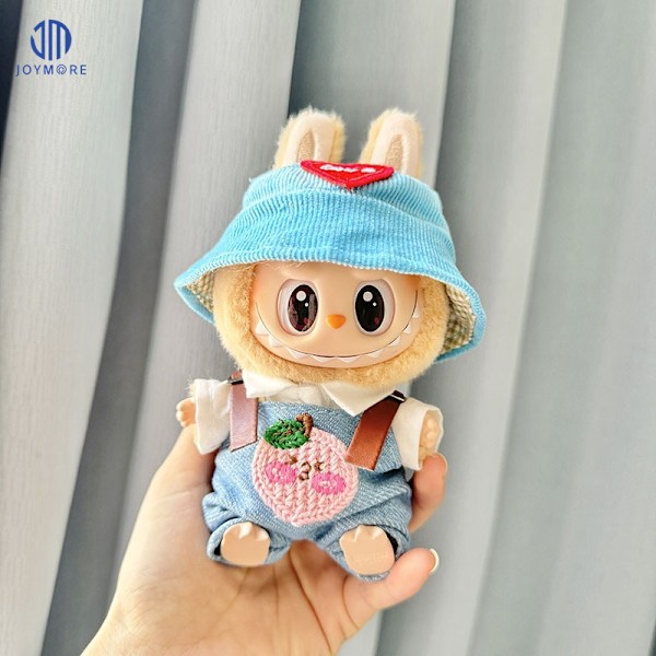 /NC/POP MART Labubu Macaron Legetøj Have a Seat Labubu Tøjsæt og Tilbehør Labubu Tøj 17cm Designere 14