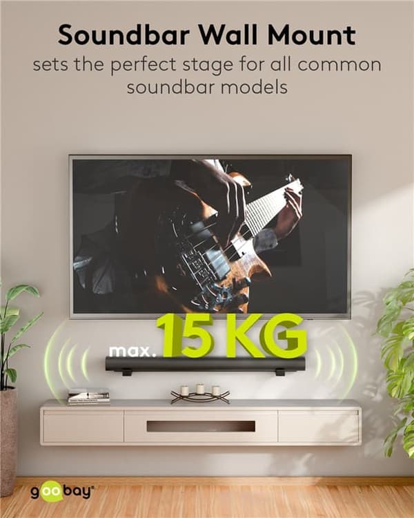 Seinäkiinnike soundbarille Universal