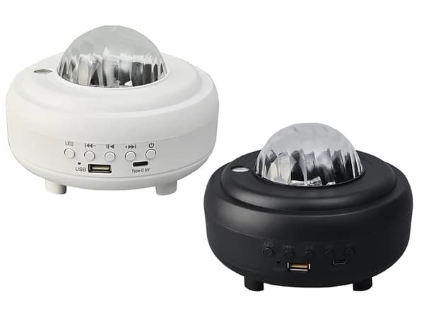 LED nattlys stjerneprojektor aurora sky projektor bluetooth høyttaler_MGF