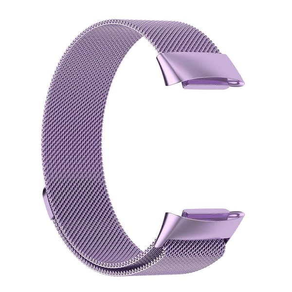 Milano Magnetisk Metallarmbånd for Fitbit Charge 5_MGF Light purple