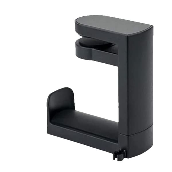 Skrivebordsklemme Hovedtelefonstativ 360° Roterende Headsetholder Sort Black