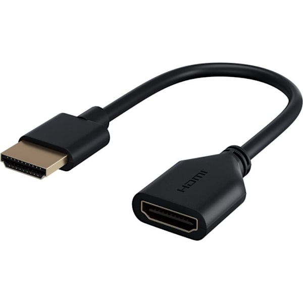 HDMI™ flex-adapter (slank) Svart