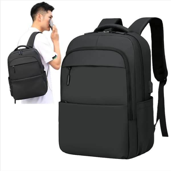 Large Capacity Business Backpack for Men, Laptop Backpack Black Black