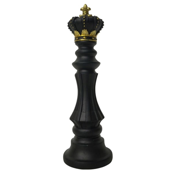Internationella Schackpjäser Retro Heminredning Enkel Modern Schack Ornament null - Svart Drottning
