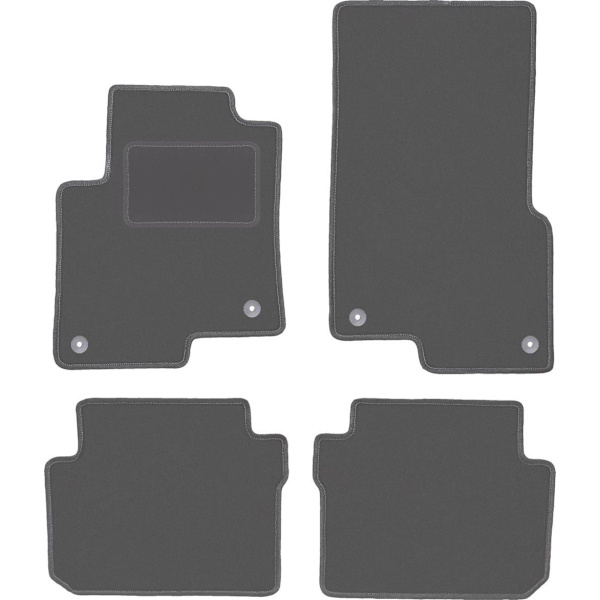 Grafit bilmåtter til: Smart ForFour I hatchback (2004-2007)_MGF