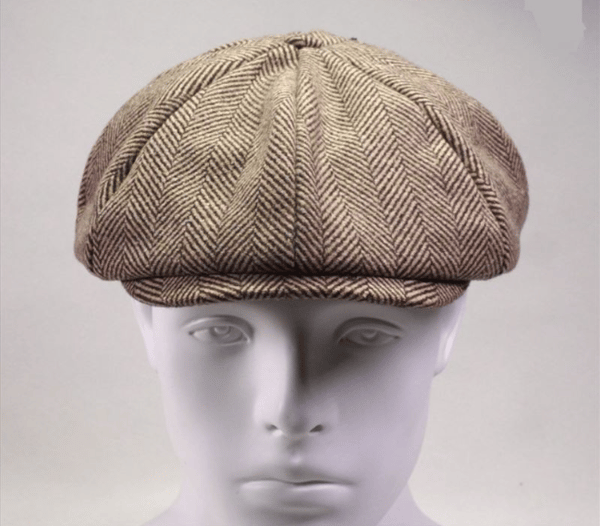 Gatsby Uld Golf Køre Flat Beret Hatte (FMY) Kaffe Coffee L 58-60CM