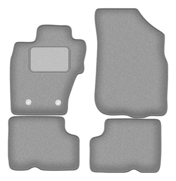 Grå bilmatter for: Dacia Duster I 4WD SUV (2010-2018)_MGF