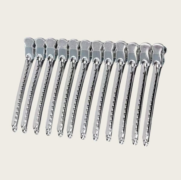 Alumiiniset hiusklipsit, 12 kpl S S
