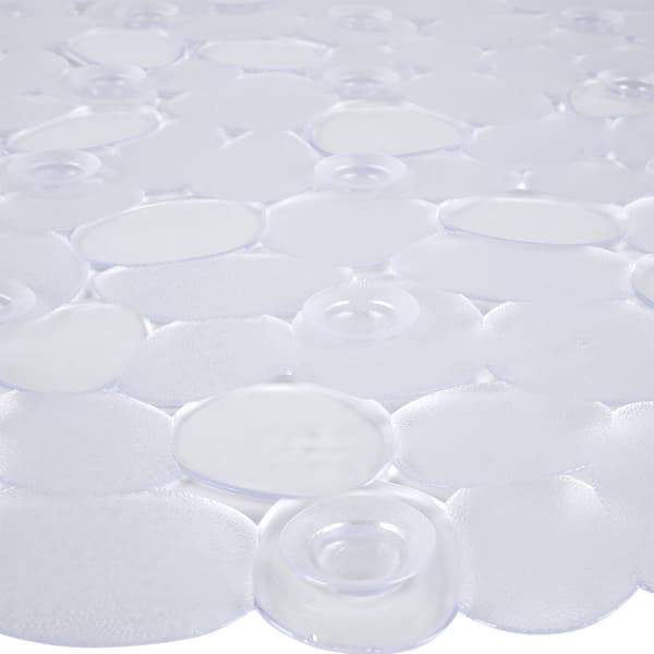 Halkfri duschmatta, transparent, 51x51 cm_MGF